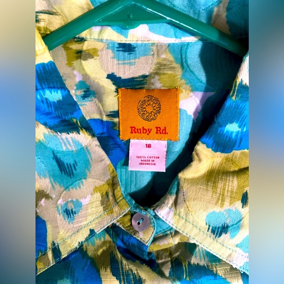 Ruby Rd. size 18 blouse women’s button top.Plus - Picture 4 of 4